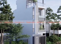 Nhà Phố 1 Trệt 3 Lầu - Thiết Kế Hiện Đại, Độc Đáo Và Tiện Nghi